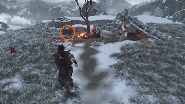 Fundort der "Frost des Kletterers"-Maske.