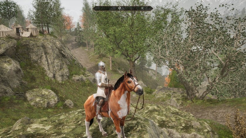 Charakter auf einem Pferd in The Elder Scrolls 4: Oblivion Remastered