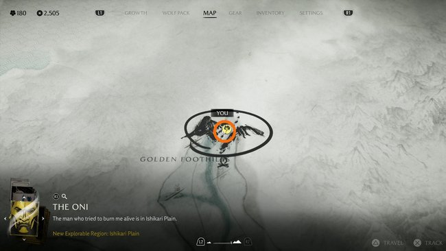 Fundort der Feuer-Tengu-Maske.