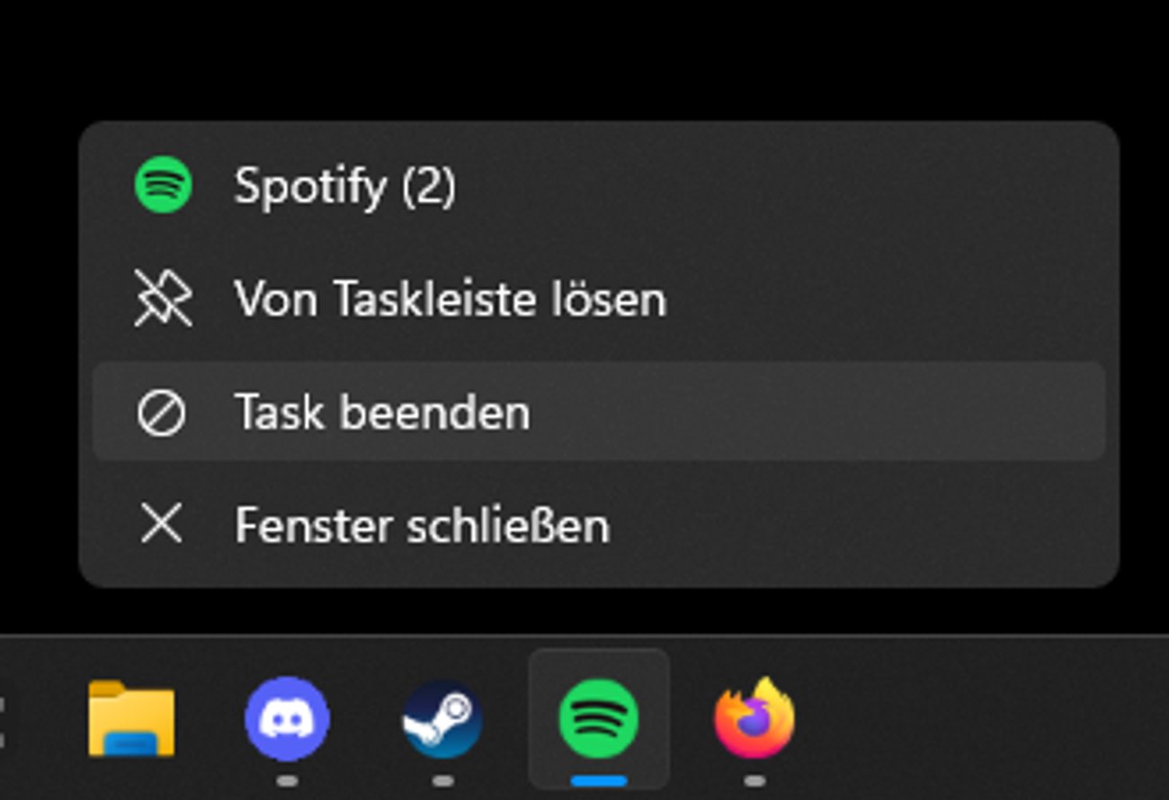 Programme beenden: Task Manager, Tastenkombinationen & mehr (Windows)