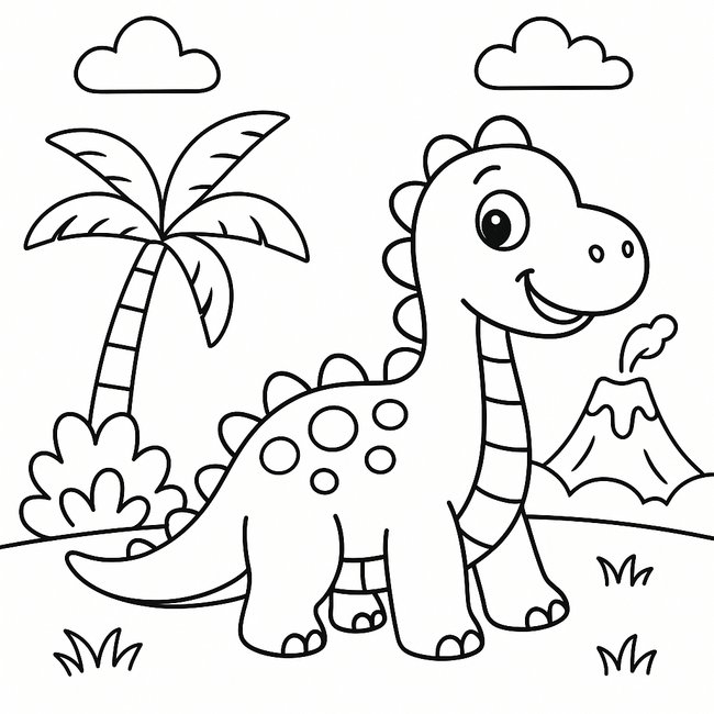 KI-generiertes Ausmalbild