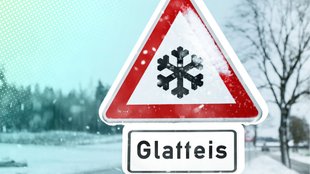 Glatteis-Warnung vom DWD: Interaktive Karte zeigt, wo es heute gefährlich glatt wird