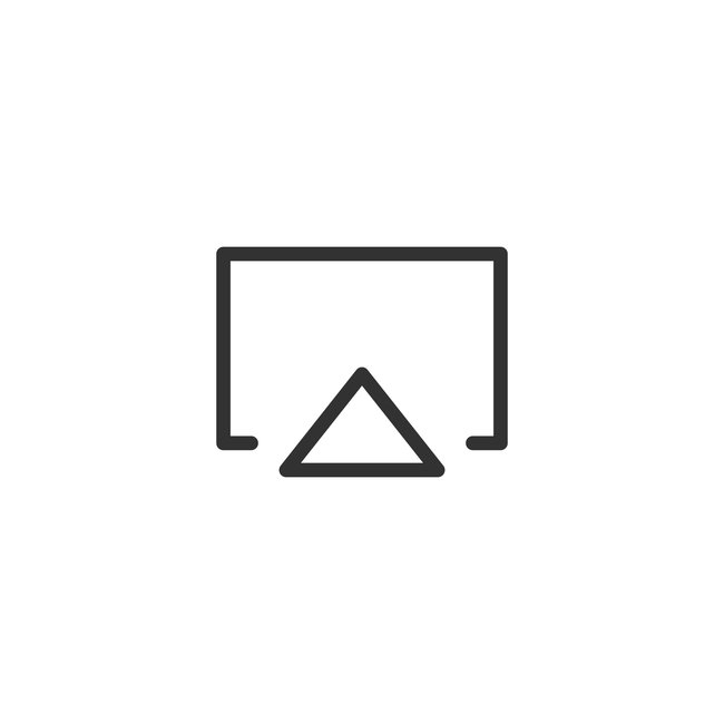 Das Airplay Symbol