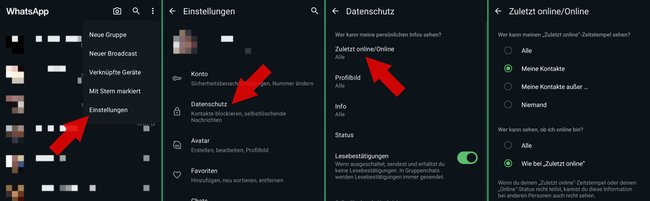 So kann man in der Messenger-App WhatsApp seinen Account offline stellen