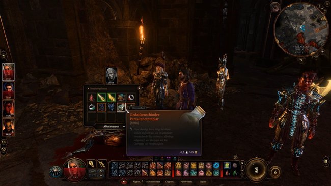 Gedankenschinder-Parasitenexemplar