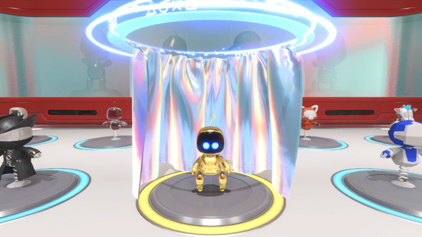 14 Astro Bot Skin Gold-Outfit