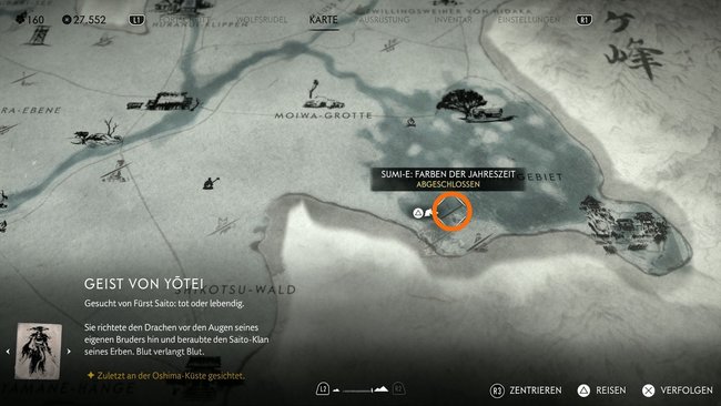 Fundort vom Sumi-e Farben der Jahreszeit