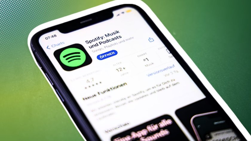 Spotify App auf Smartphone