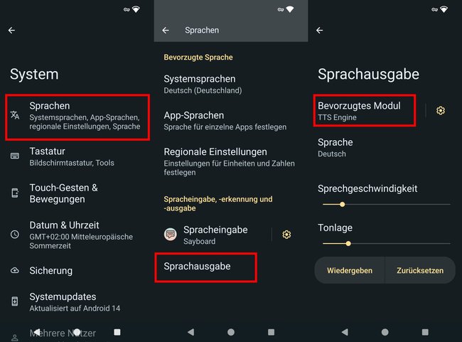 GrapheneOS: So aktiviert ihr deutsche Sprachausgabe für Navigations-Apps.