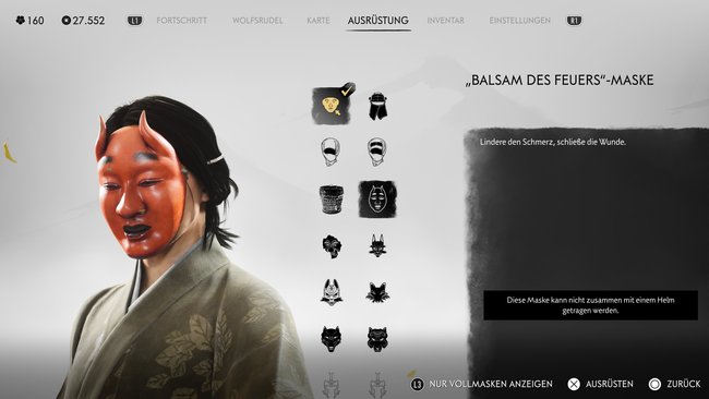 "Balsam des Feuers"-Maske