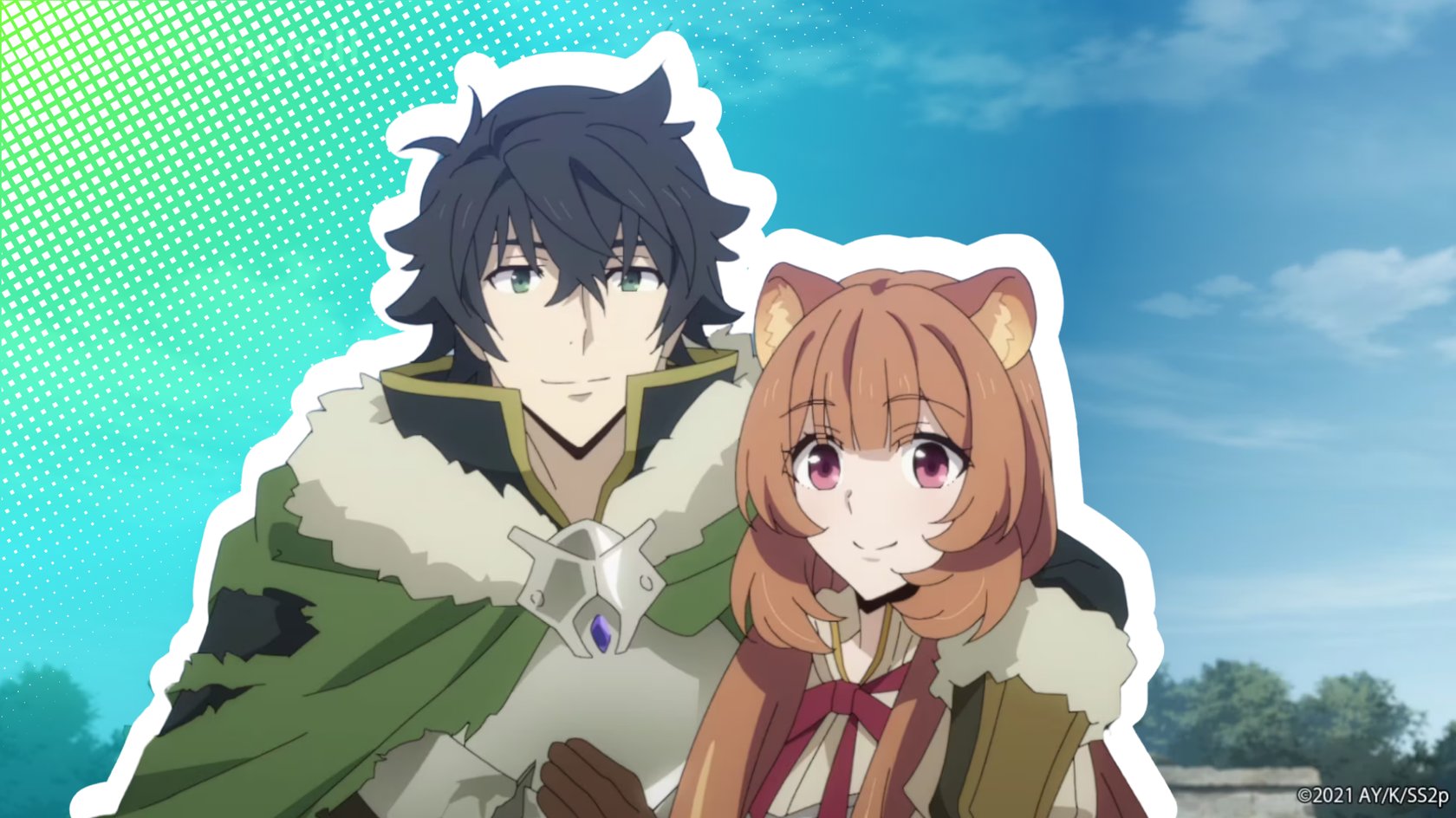 Naofumi und Iwatani aus "The Rising of the Shield Hero"