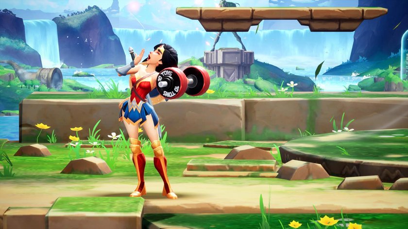 Mit den richtigen Gems hat Wonder Woman ein Leichtes in Kämpfen.