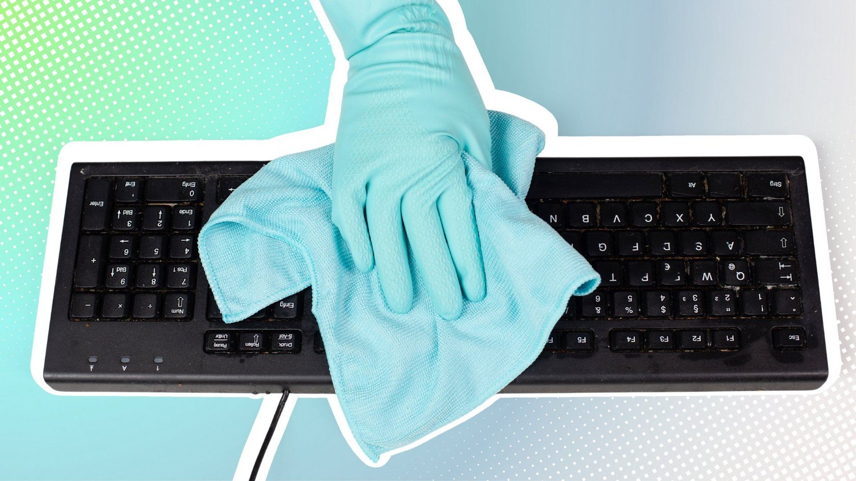 Tastaturen sind oftmals voller Bakterien.