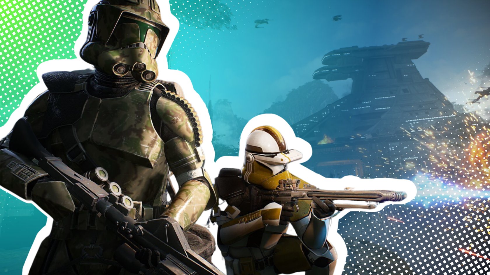 Zwei Klontruppen aus Star Wars Battlefront 2