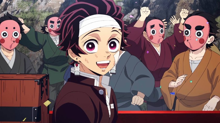 Szene aus „Demon Slayer: Kimetsu No Yaibi“.