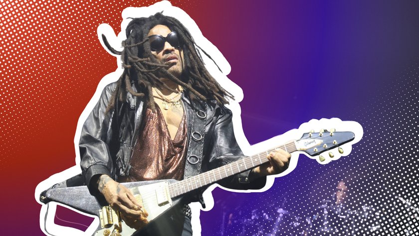 Lenny&#x20;Kravitz&#x20;live&#x20;bei&#x20;einem&#x20;Konzert.