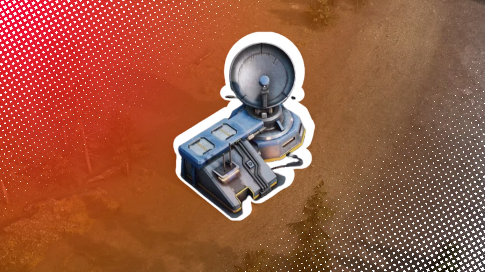 GPT-4oDas Bild zeigt eine Satellitenschüssel oder eine radarähnliche Struktur, vermutlich aus einem Videospiel oder einer digitalen Umgebung. Der Stil und das Design deuten darauf hin, dass es sich um ein Gebäude oder eine technische Einrichtung in einem Strategie- oder Simulationsspiel handeln könnte.