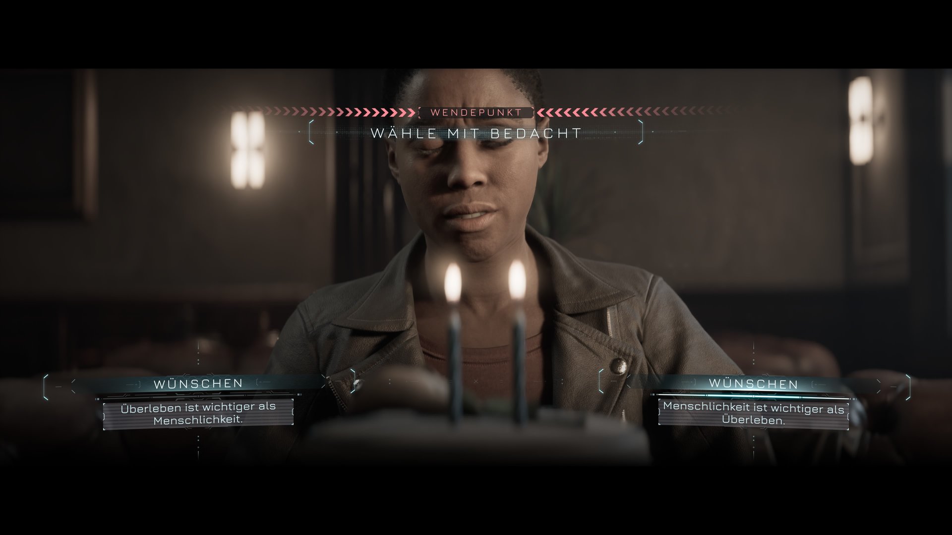 Young's decisions have a big impact on the game's endings.