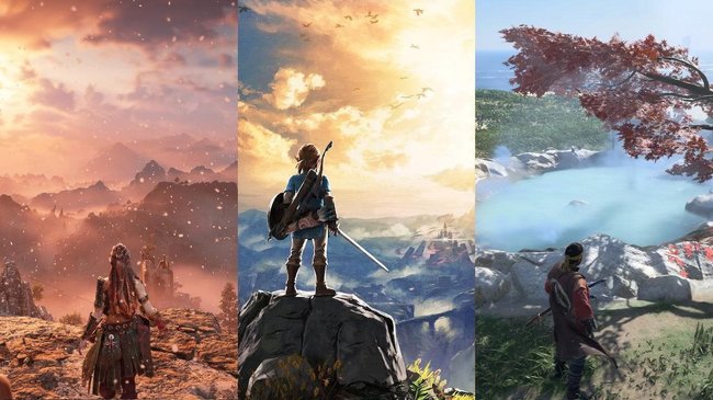 Horizon II: Forbidden West, Zelda: BotW und Ghost of Tsushima