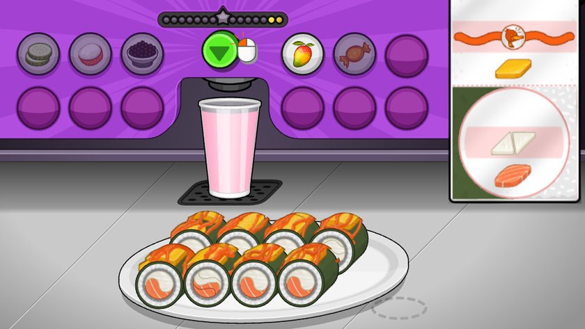 Screenshot des Spiels Papa's Sushiria