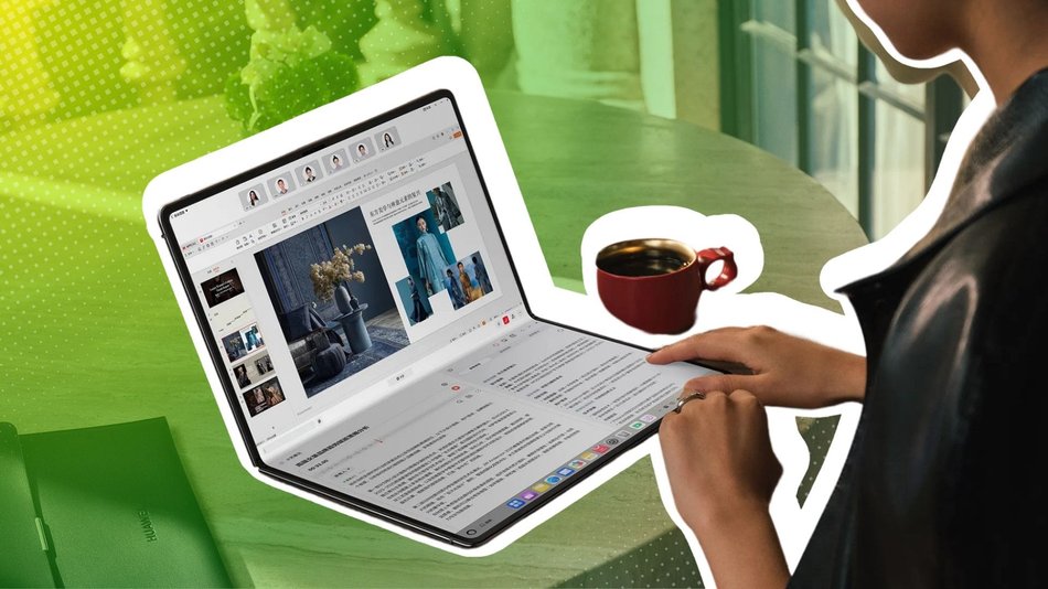Huawei erfindet das Notebook neu: OLED-Display lässt sich falten