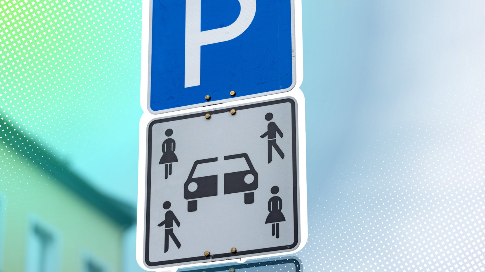 Dieses Schild könnt ihr seit 2021 vor allem in größeren Städten finden.