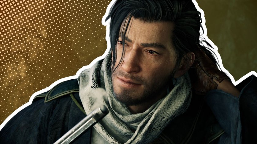 Das Bild zeigt Ryoma Sakamoto un einer Großaufnahme. Er ist weiß umrandet und hervorgehoben.
