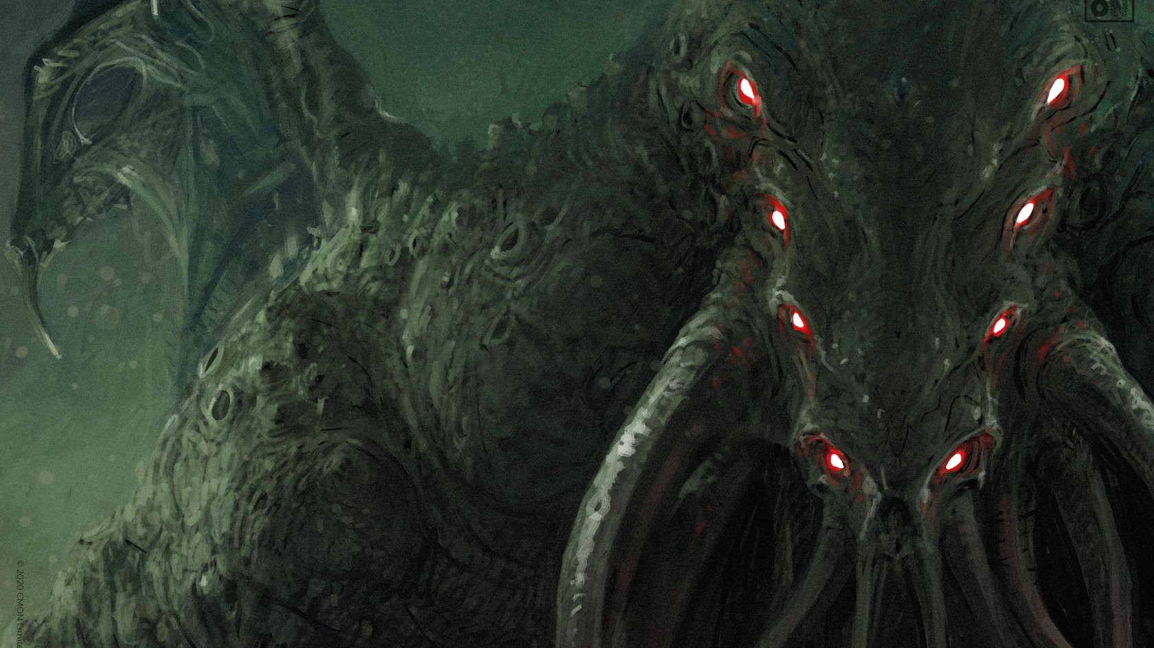 Mit „Cthulhu: Death May Die“ könnt ihr in die düsteren Lovecraft-Welten abtauchen.