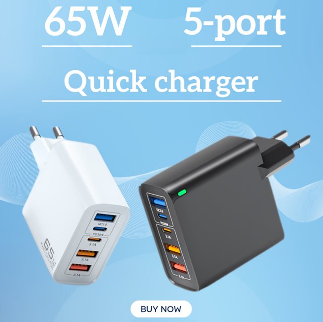 Das betroffene Ladegerät in weißer und schwarzer Ausführung.