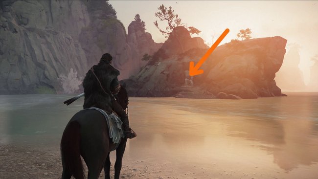 Fundort der "Lodernder Geist"-Maske.