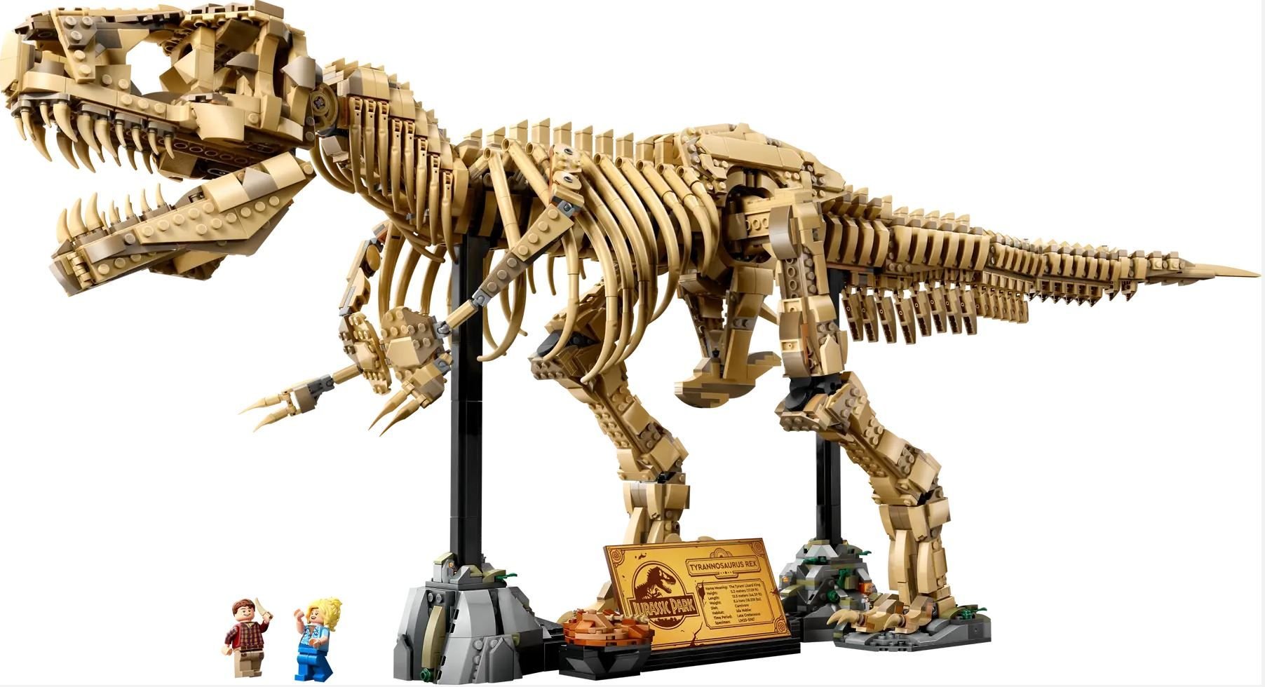 Das Bild zeigt den ganzen T-REX von LEGO.