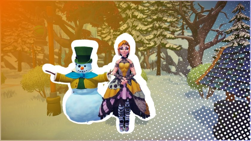 Disney Dreamlight Valley Schneemann gebaut