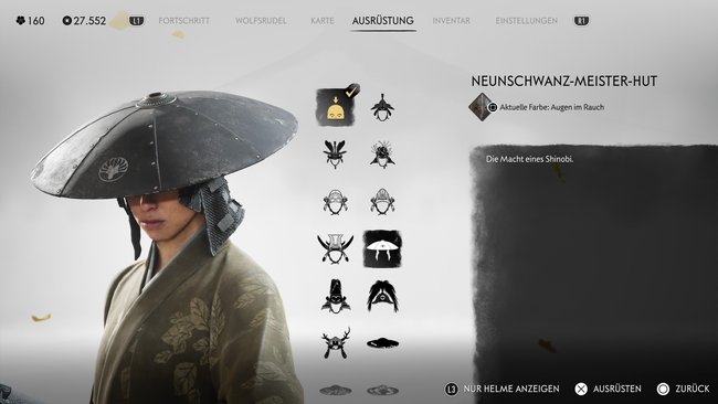 Neunschwanz-Meister-Hut