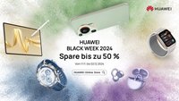 Huawei Black Week: Bis zu 50 % Rabatt auf Smartwatches, Tablets & mehr + Gratis-Extras