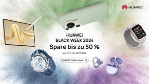 Huawei Black Week: Bis zu 50 % Rabatt auf Smartwatches, Tablets & mehr + Gratis-Extras