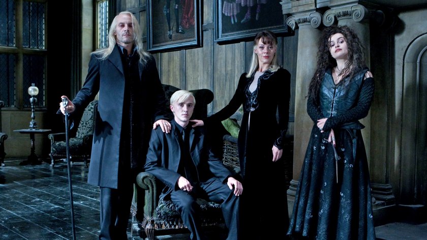 Die Malfoys und Bellatrix Lestrange.