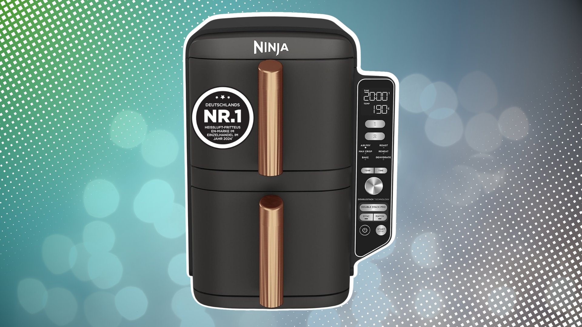 Amazon verkauft große Heißluftfritteuse von Ninja heute so günstig wie noch nie