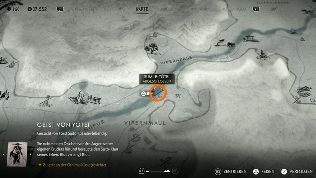 Fundort vom Sumi-e Yotei