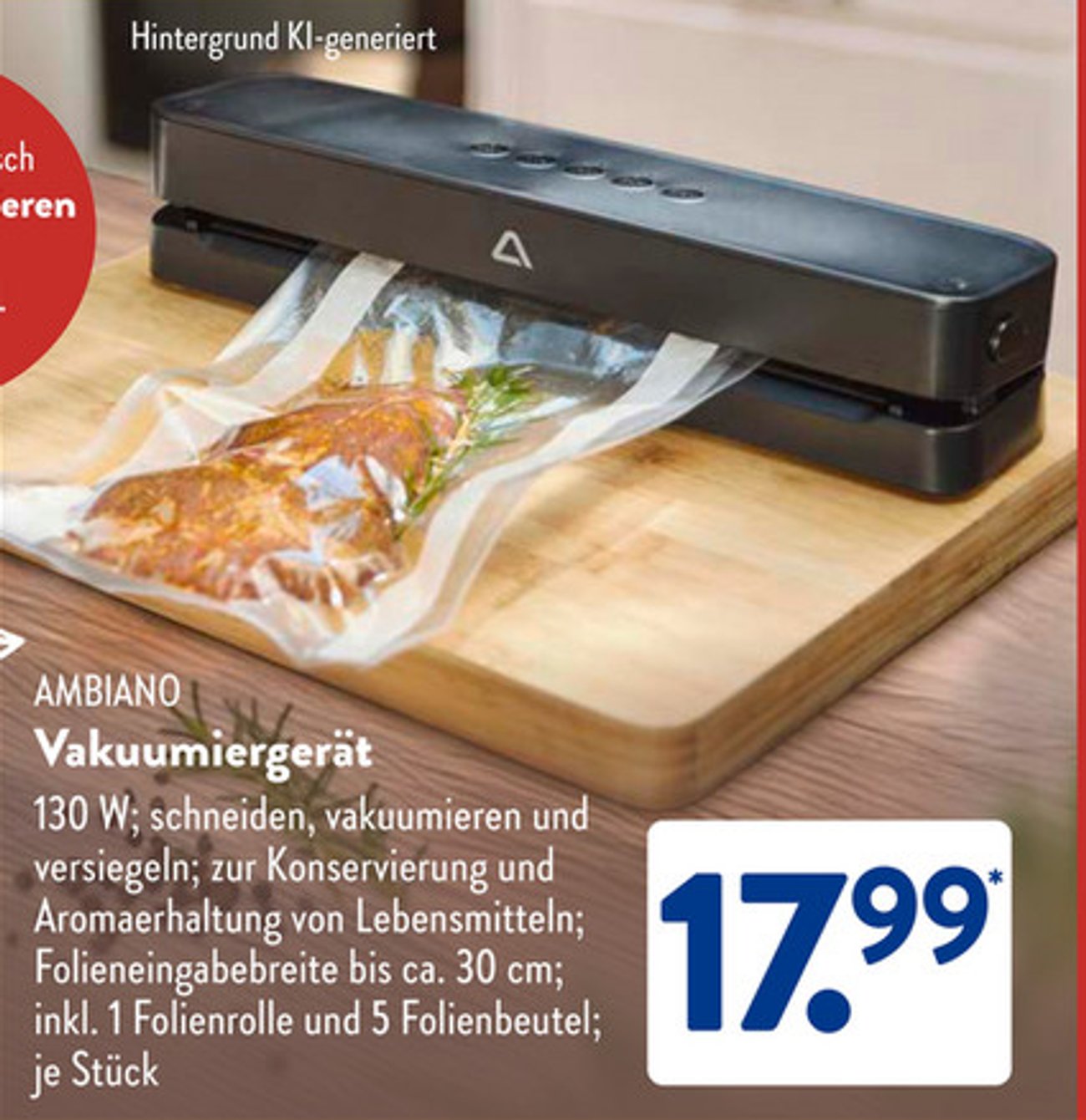 Aldi verkauft jetzt für 17,99 Euro das perfekte Gerät für alle, bei denen ständig Essen übrig bleibt