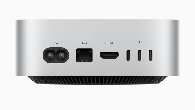 Apple Mac Mini M4 Anschlüsse