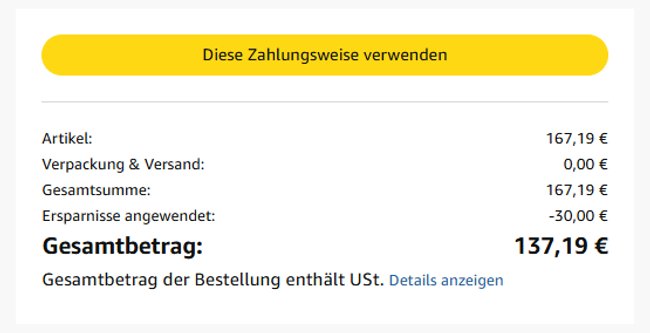 Rabattcode aktiviert