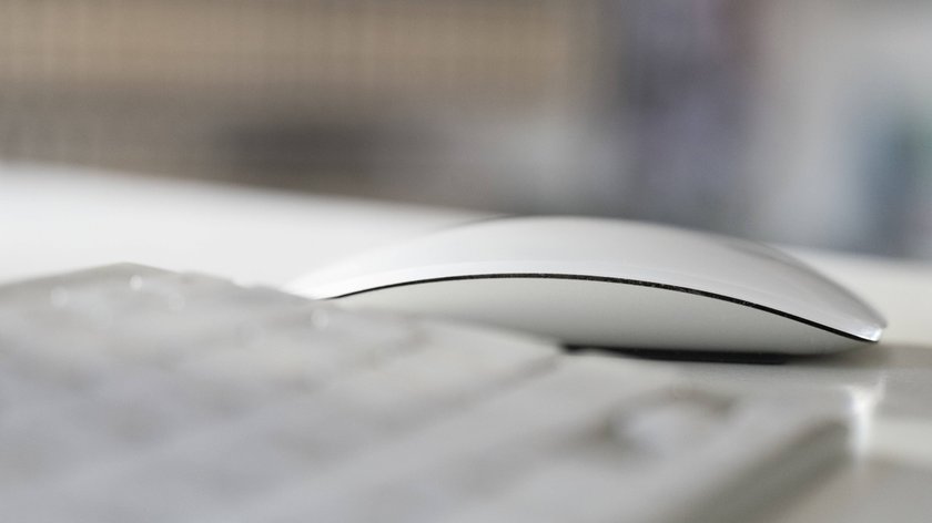 Apple Magic Mouse und Keyboard.