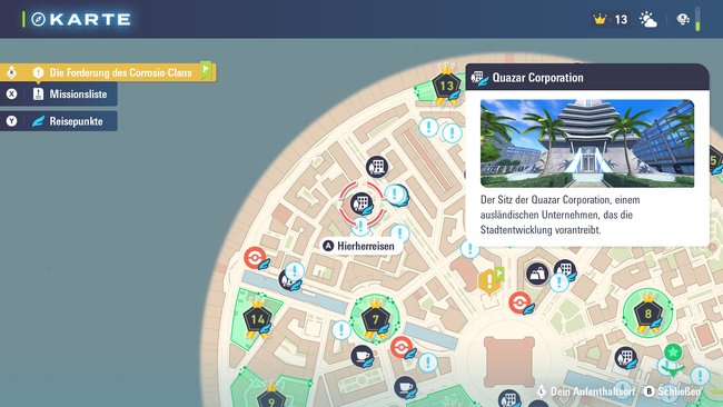 Standort des Infiniroyale in Pokémon-Legenden: Z-A.