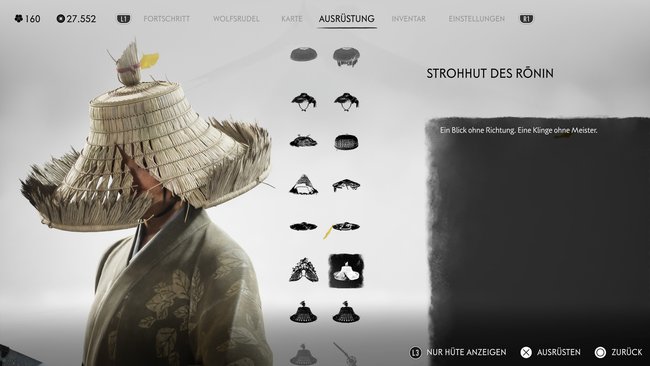 Strohhut des Ronin