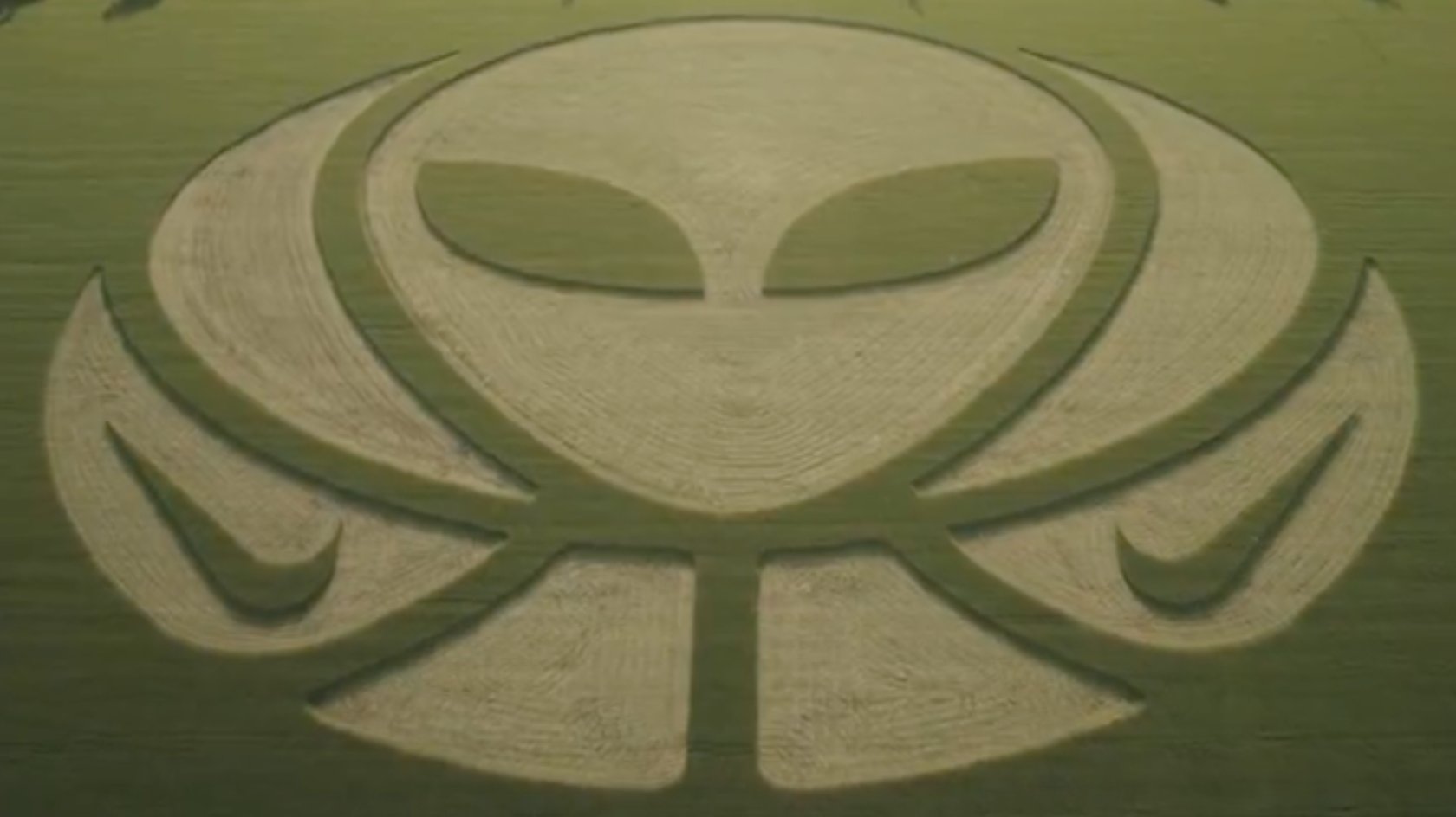 Das Alien-Logo aus dem Hause Nike hat Fragen aufgeworfen.