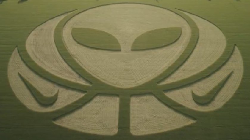 Das Alien-Logo aus dem Hause Nike hat Fragen aufgeworfen.