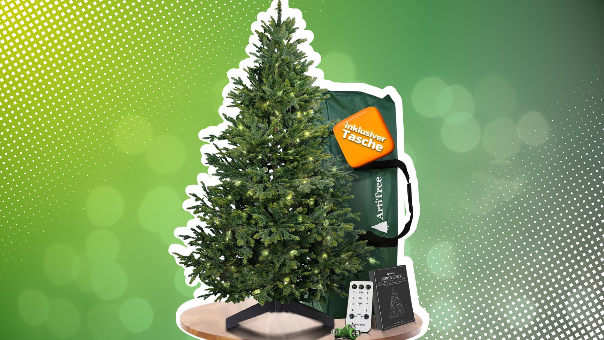 Magischer Ausziehbarer Weihnachtsbaum Mit Fernbedienung