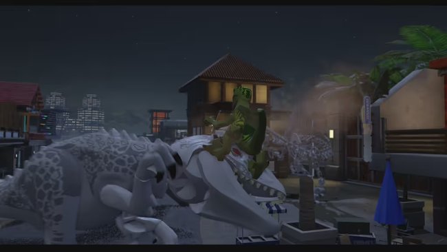 Die Promenade in LEGO Jurassic World.