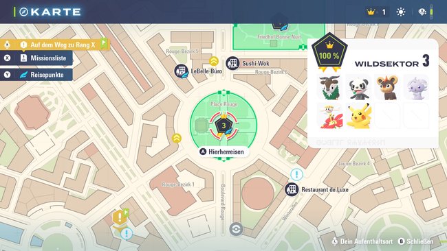 Standort von Wildsektor 3 in Illumina City.