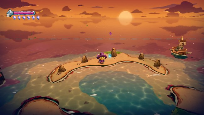 Die Reihenfolge der blauen Steine, die ihr auf der anderen Insel anwenden müsst